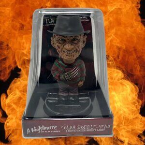 Solar-Powered Bobble Head - FREDDY KRUEGER - New in Package
